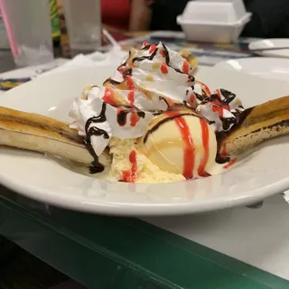 Caramelized Banana with Vanilla Ice Cream