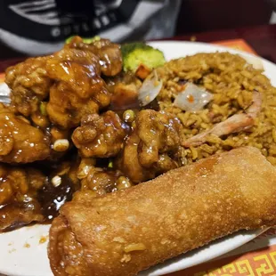 General Tso lunch special