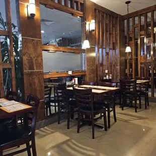 the interior of a restaurant