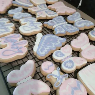 Butterfly sugar cookies