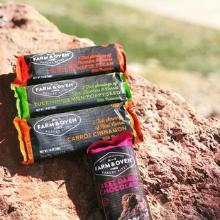 Farm and Oven Mini Muffins,Mini Brownies &amp; Mini Cakes! With 40% of your daily serving of vegetables at 150-180 calories per pack!