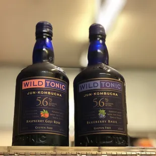 Come try Wild Tonics 5.6% alc. Kombucha!!! Now at D&apos;s Market in Rasbery Goji Rose, Blueberry Basil and many other flavors!