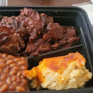 Ribs and brisket