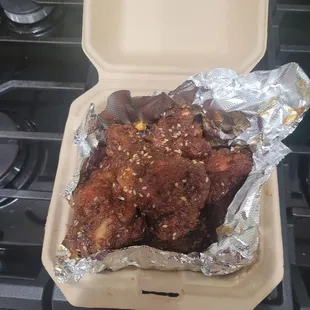 Ginger  honey  wings