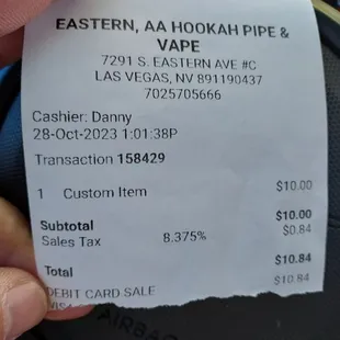 Go here to eastern, AA HOOKAH PIPS AND VAPE.