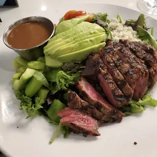 Steak salad. So good!