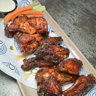 Sweet heat wings