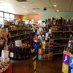 a wide selection of wines