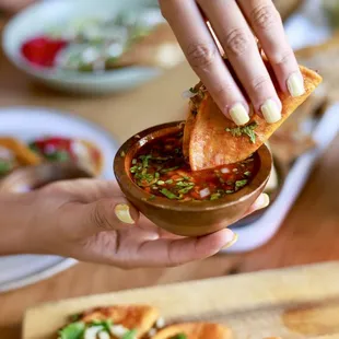 Did you know you can have our barbacoa taco with consomé?