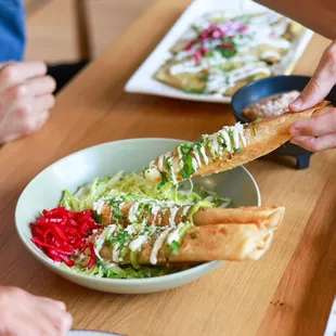 Flautas are always a great addition