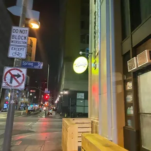 West view of Spring on 7th