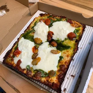 "D.B.M." Dtown Burrata Margherita Pizza