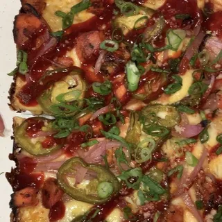 The "Firebird" BBQ Chicken Pizza