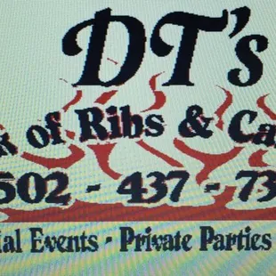 the back of the menu