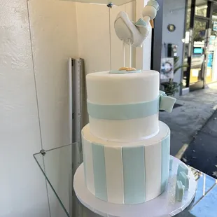 a three tiered cake