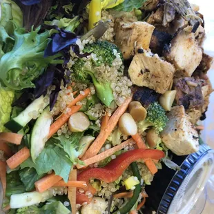 Thai chicken salad with quinoa