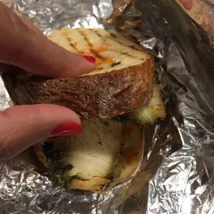 Du Jour Grilled Chicken Panini And Tomato Soup - lunch special half Soup Or Salad And Half Sandwich