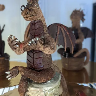 Dragon sugar sculpture made by students