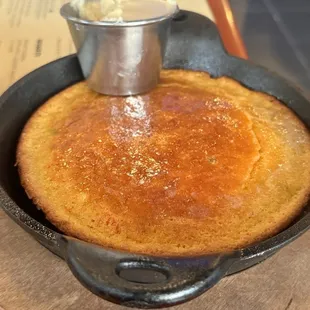 Cast iron jalapeño cornbread