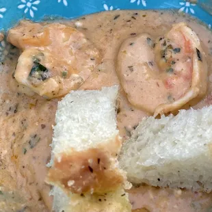 Saganaki - Shrimp in a tomato/feta cream sauce