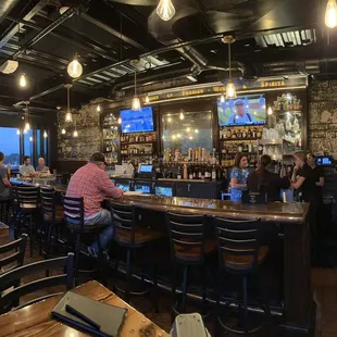 Upstairs bar