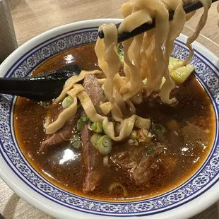 Mala Garlic Noodle Soup