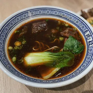 braised beef tendon noodle soup, braised dish platter-large @lesminaddio