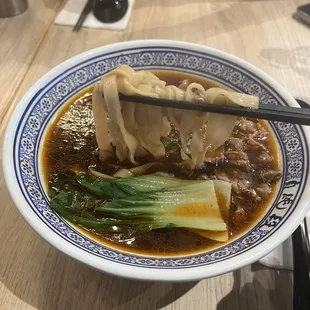 Spicy Brisket Noodle Soup