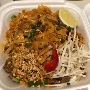 Pad Thai - beef