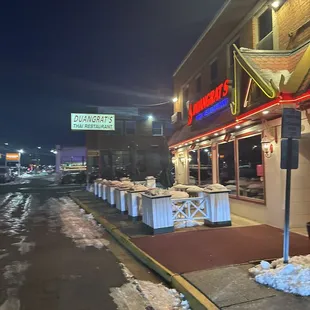 sushi and sashimi, outside