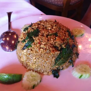 Chicken Basil Fried Rice