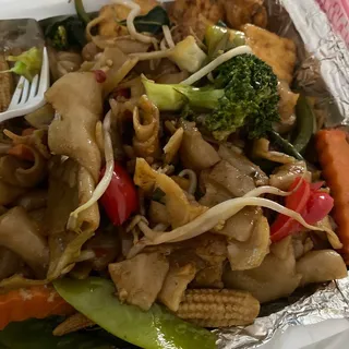 Veggie Drunken Noodles (Pad Kee Mao)