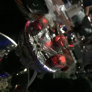 a close up of a hookah