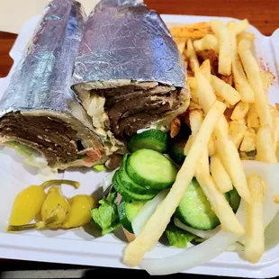 Lamb Gyro Wrap