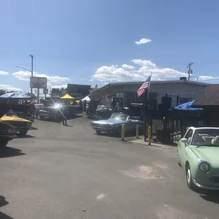 cars parked in a parking lot