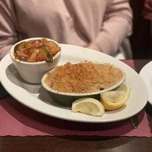 Baked haddock with ratatouille vegetables