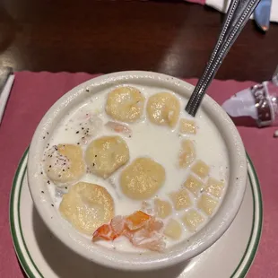 Seafood chowder