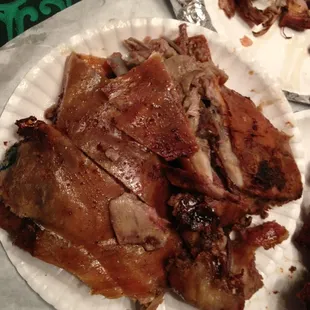 Lamb ribs with crispy skin