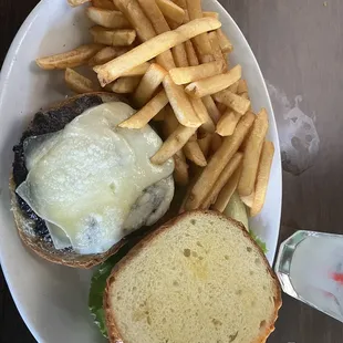 Burger with fries... Amazing!