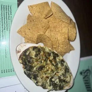 Spinach dip ! Freshly made &amp; tasty 8/10