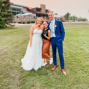 Bride, Groom and photographer