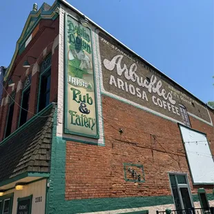 Side of the restaurant