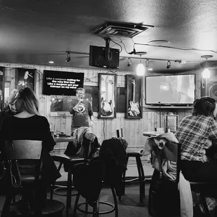 people sitting at the bar