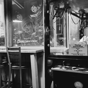 a black and white photo