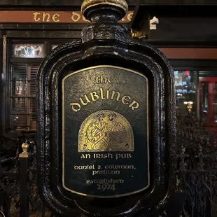 the pub sign