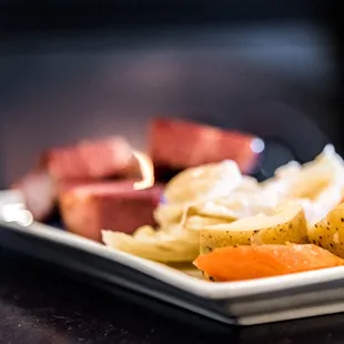 a plate of food