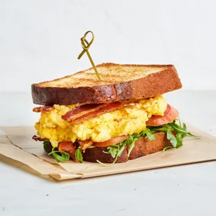 a breakfast sandwich