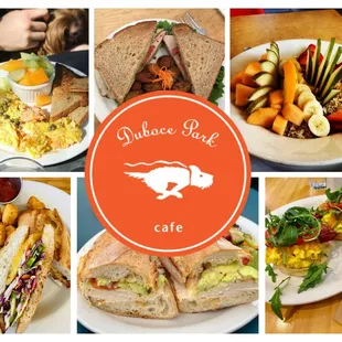 a collage of pictures of food