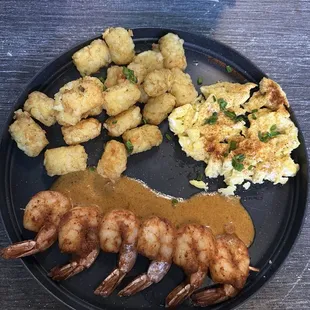 shrimp and eggs