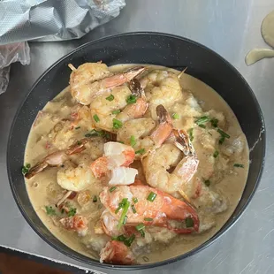 Lobster, shrimp and grits